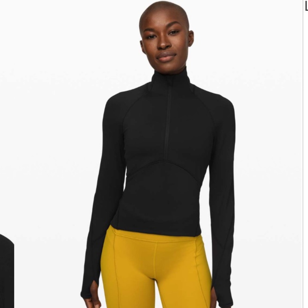 Lululemon Always Alert 1/2 Zip, size 4